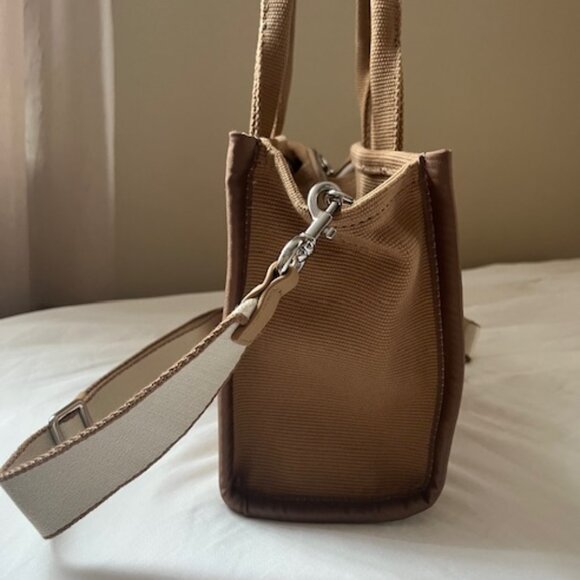 MARC JACOBS The Jacquard Small Tote Bag – Camel - Authentic - New Without Tags - Picture 4 of 9